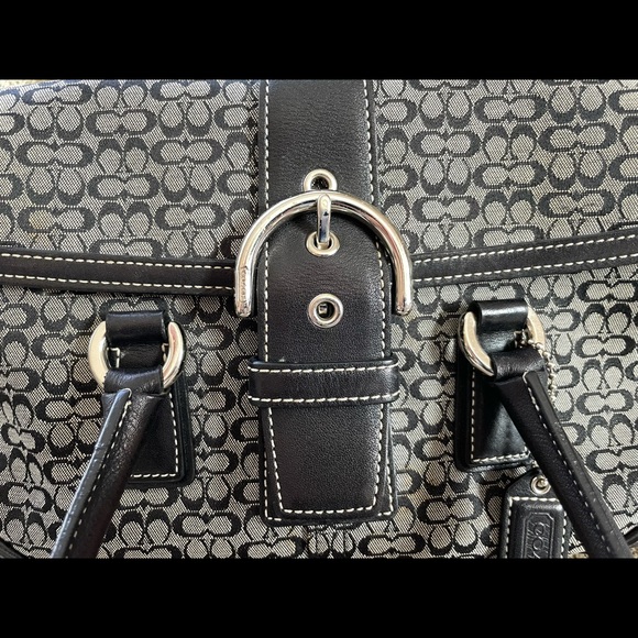 Vintage Monogram Coach Buckle Bag - Picture 6 of 9